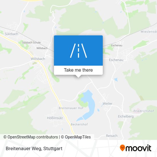 Breitenauer Weg map