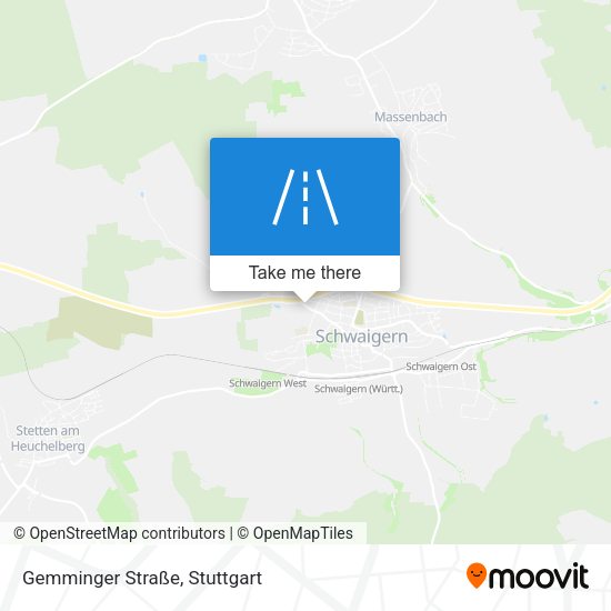 Карта Gemminger Straße