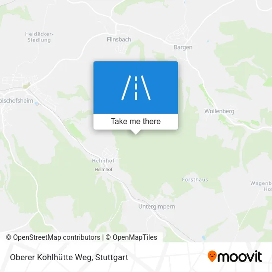 Карта Oberer Kohlhütte Weg