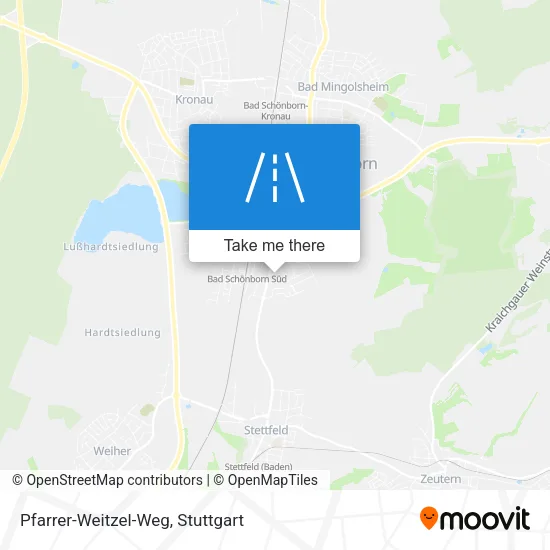 Карта Pfarrer-Weitzel-Weg