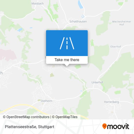 Plattenseestraße map