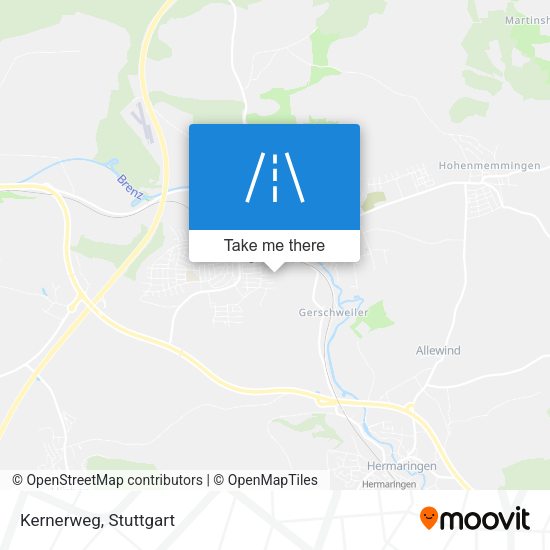 Карта Kernerweg