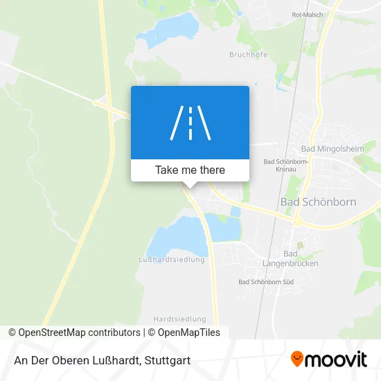 Карта An Der Oberen Lußhardt