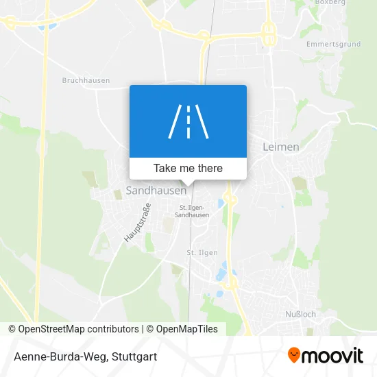 Карта Aenne-Burda-Weg