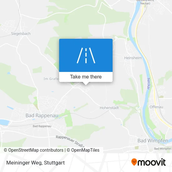 Карта Meininger Weg