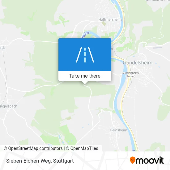 Карта Sieben-Eichen-Weg