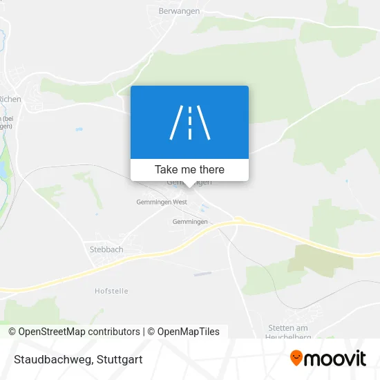 Карта Staudbachweg