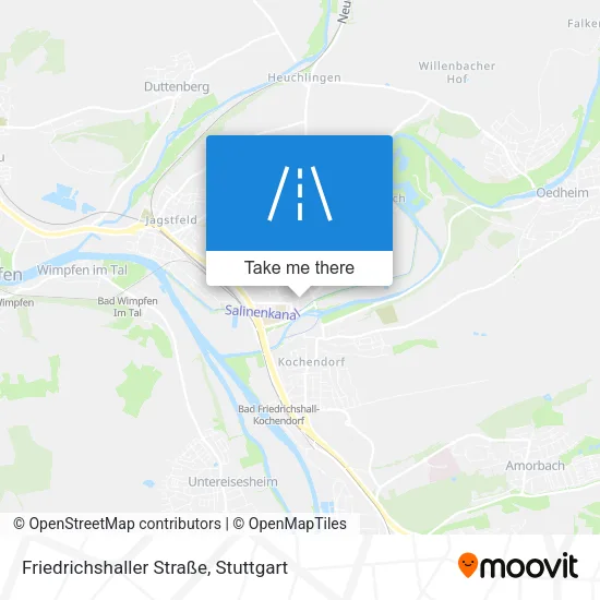 Карта Friedrichshaller Straße