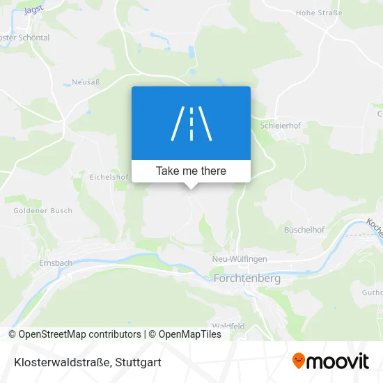 Klosterwaldstraße map