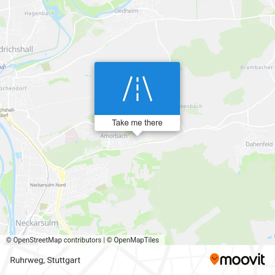 Карта Ruhrweg