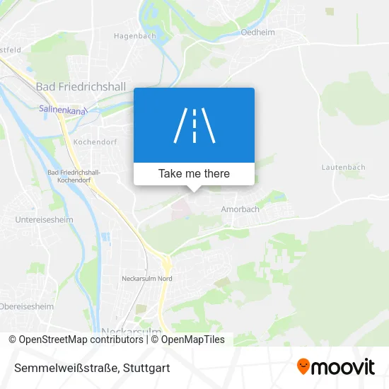 Карта Semmelweißstraße