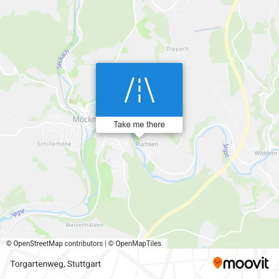 Карта Torgartenweg