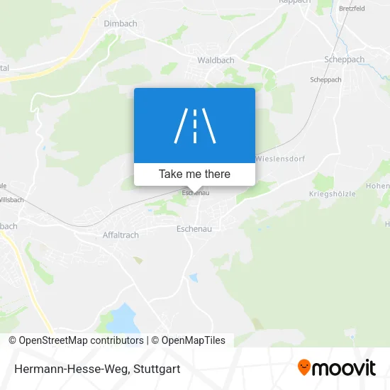 Карта Hermann-Hesse-Weg