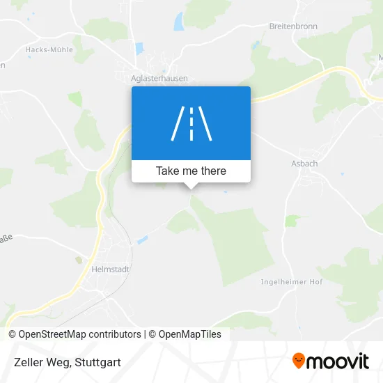 Карта Zeller Weg