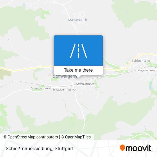 Карта Schießmauersiedlung