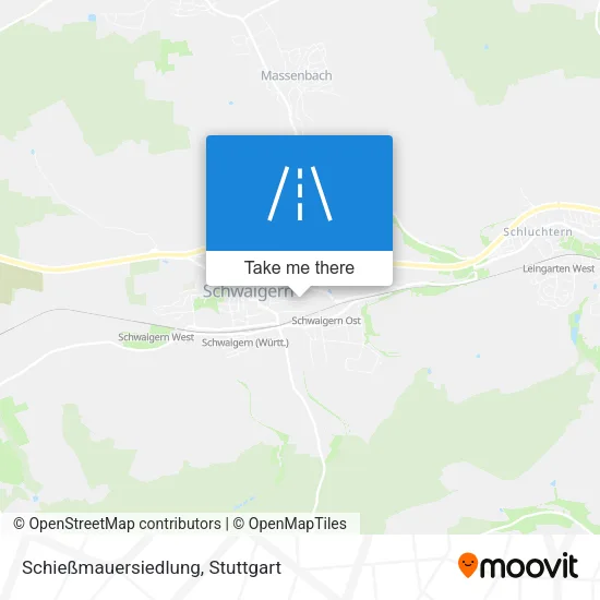 Карта Schießmauersiedlung