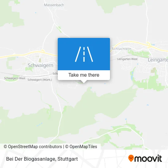 Карта Bei Der Biogasanlage