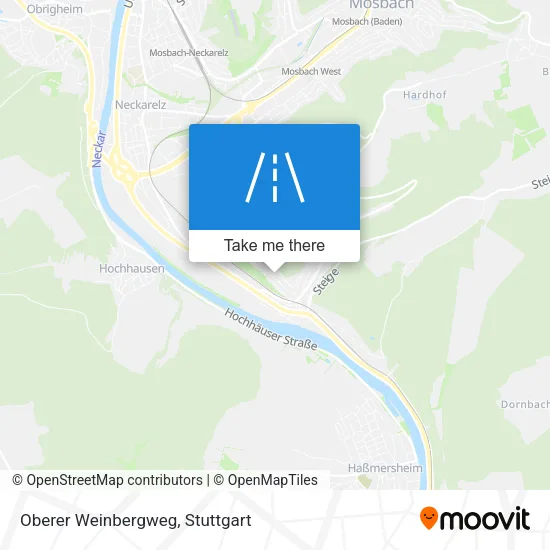 Карта Oberer Weinbergweg