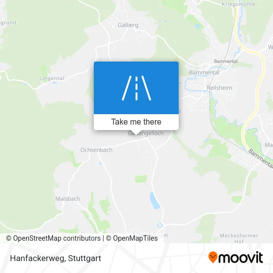 Hanfackerweg map