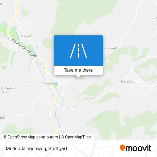 Müllersklingenweg map