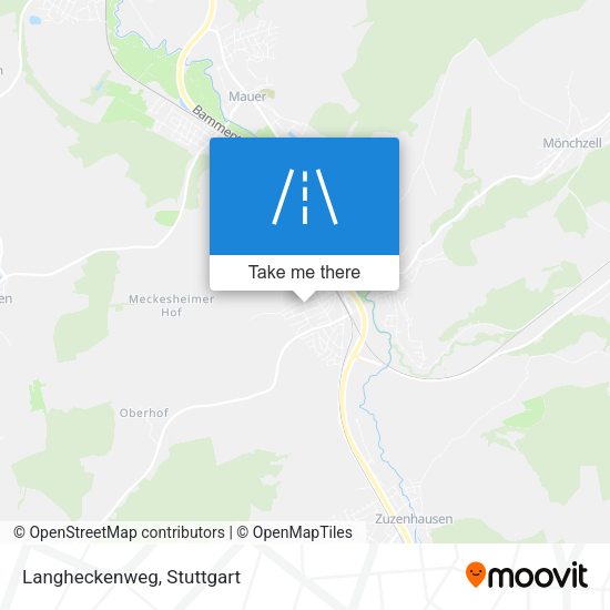 Карта Langheckenweg