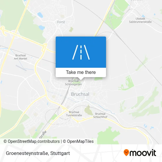 Карта Groenesteynstraße