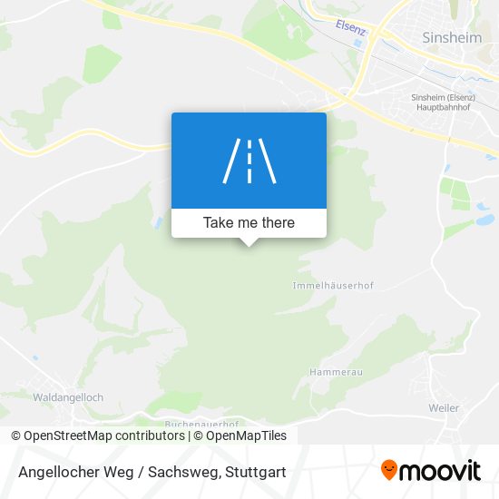 Angellocher Weg / Sachsweg map