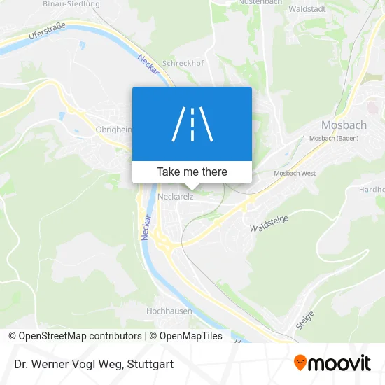Карта Dr. Werner Vogl Weg