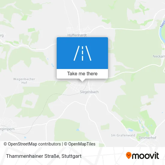 Карта Thammenhainer Straße