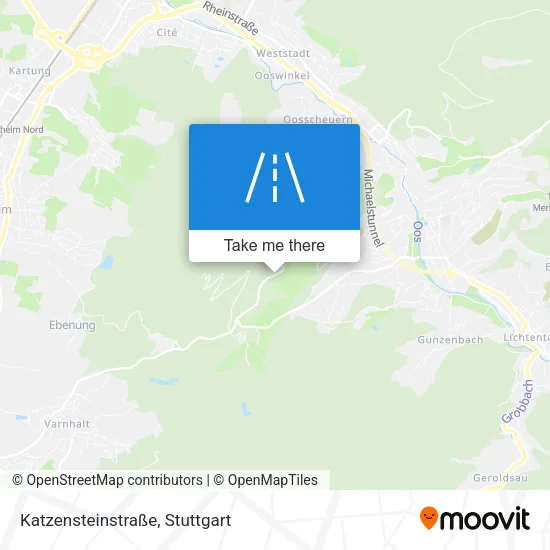 Карта Katzensteinstraße
