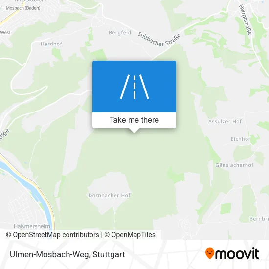 Карта Ulmen-Mosbach-Weg