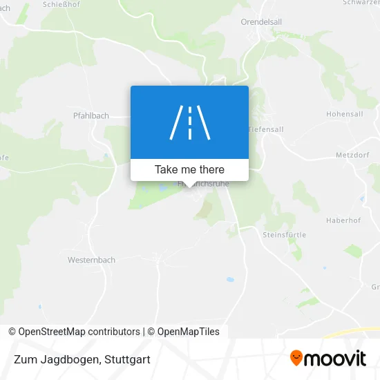 Карта Zum Jagdbogen
