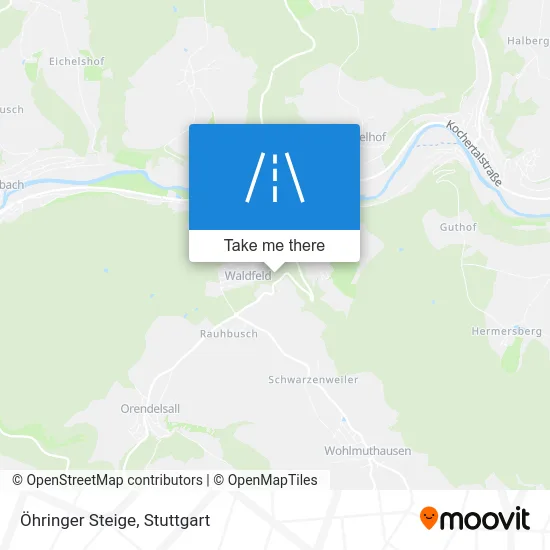 Карта Öhringer Steige