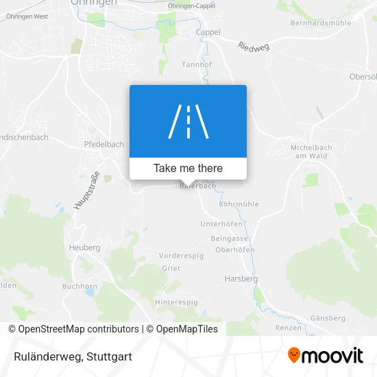Карта Ruländerweg