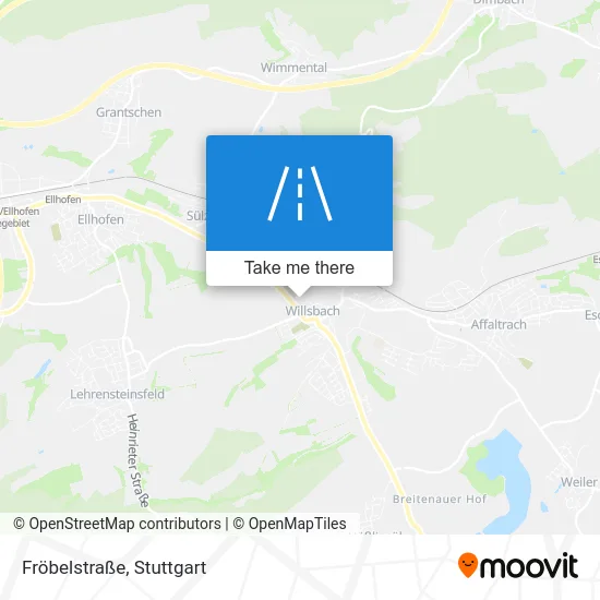 Карта Fröbelstraße