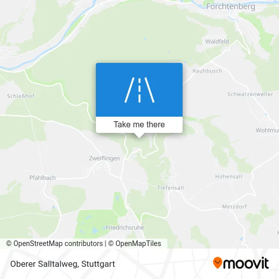 Карта Oberer Salltalweg