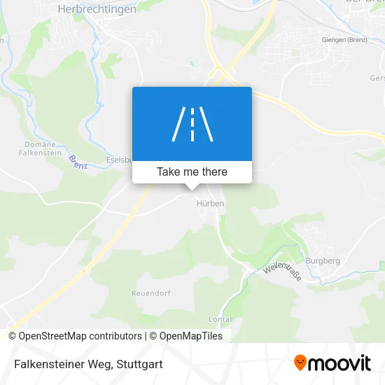 Карта Falkensteiner Weg