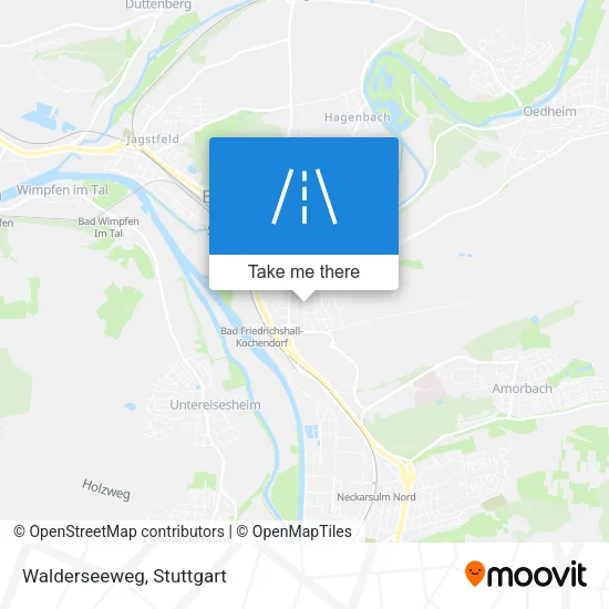 Карта Walderseeweg