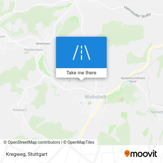Kregweg map