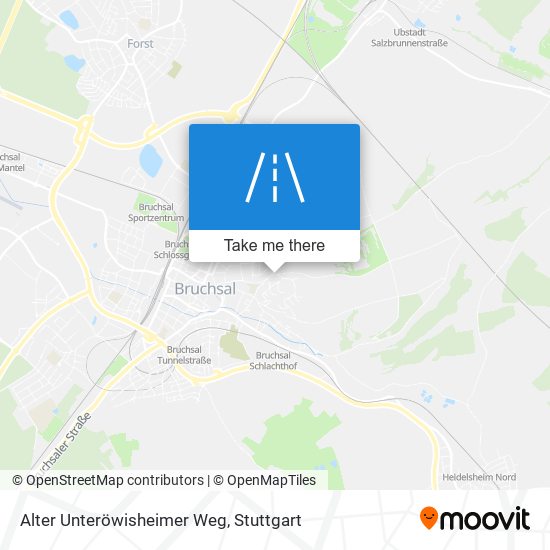 Карта Alter Unteröwisheimer Weg