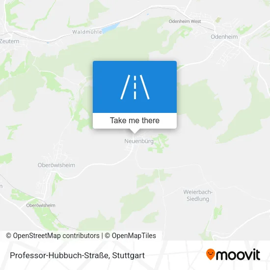 Карта Professor-Hubbuch-Straße