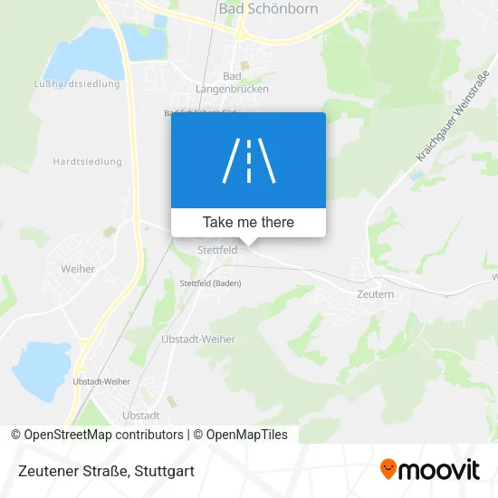 Карта Zeutener Straße