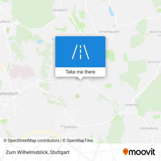 Карта Zum Wilhelmsblick