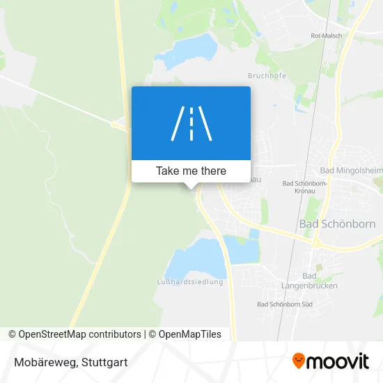 Карта Mobäreweg