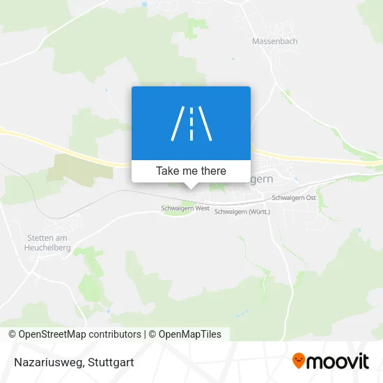 Карта Nazariusweg