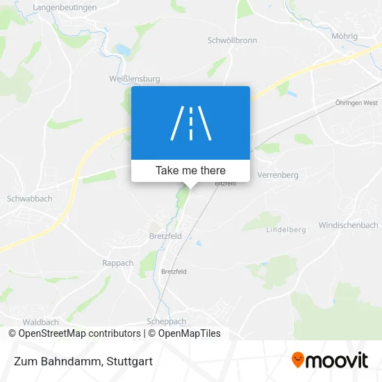 Карта Zum Bahndamm