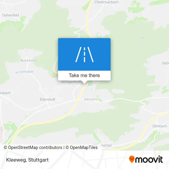 Карта Kleeweg
