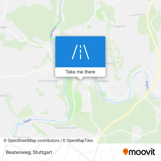 Карта Beatenweg