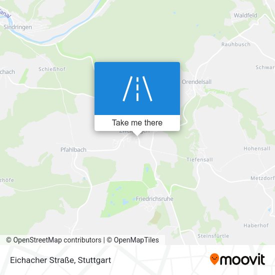 Eichacher Straße map