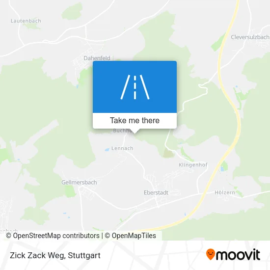 Карта Zick Zack Weg